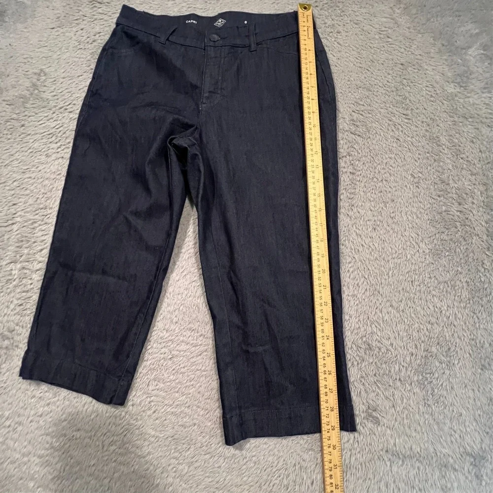 St John's Bay Capri Pants‎ Blue Casual Beach Women's 8 31x19